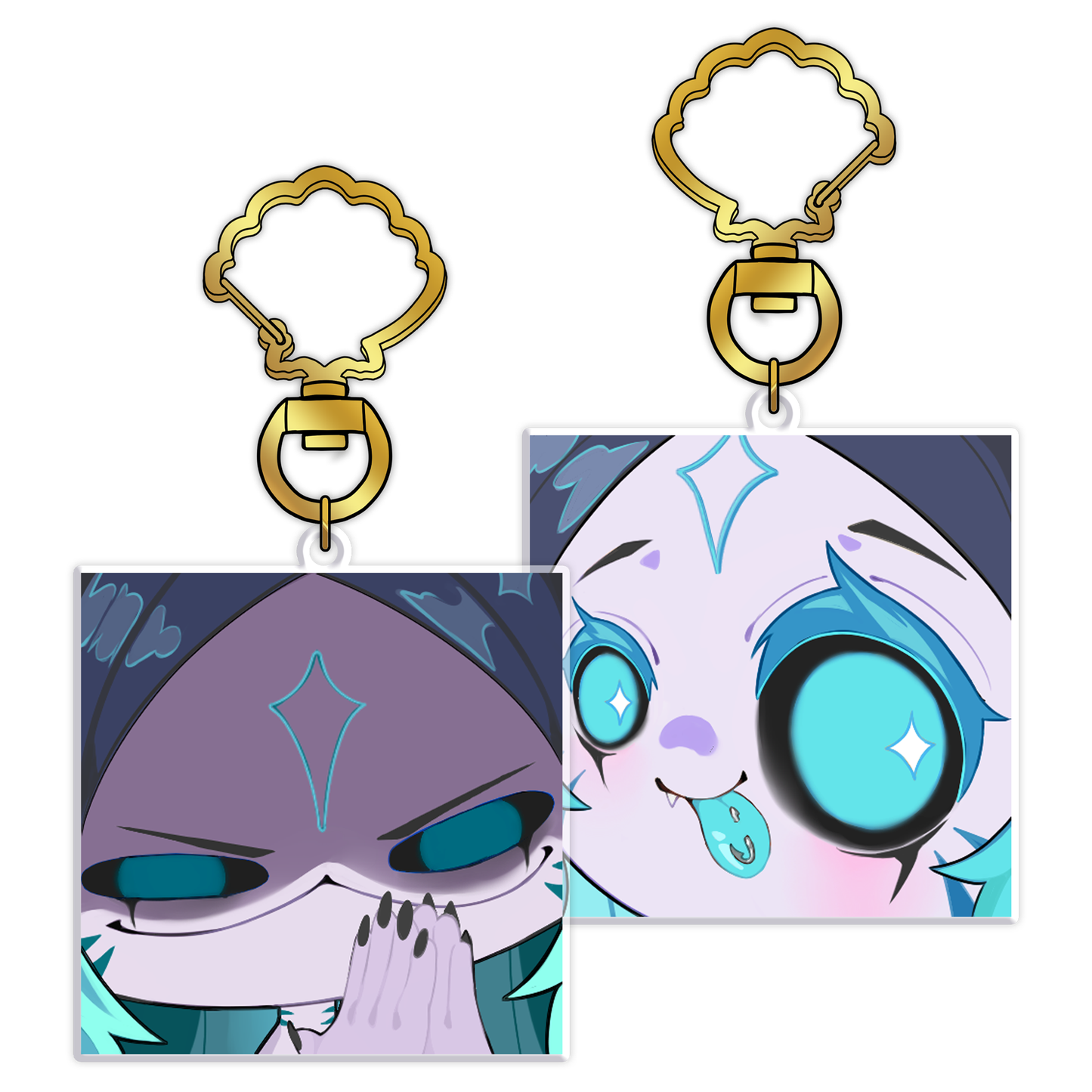 Sharkie Birthday Keychain