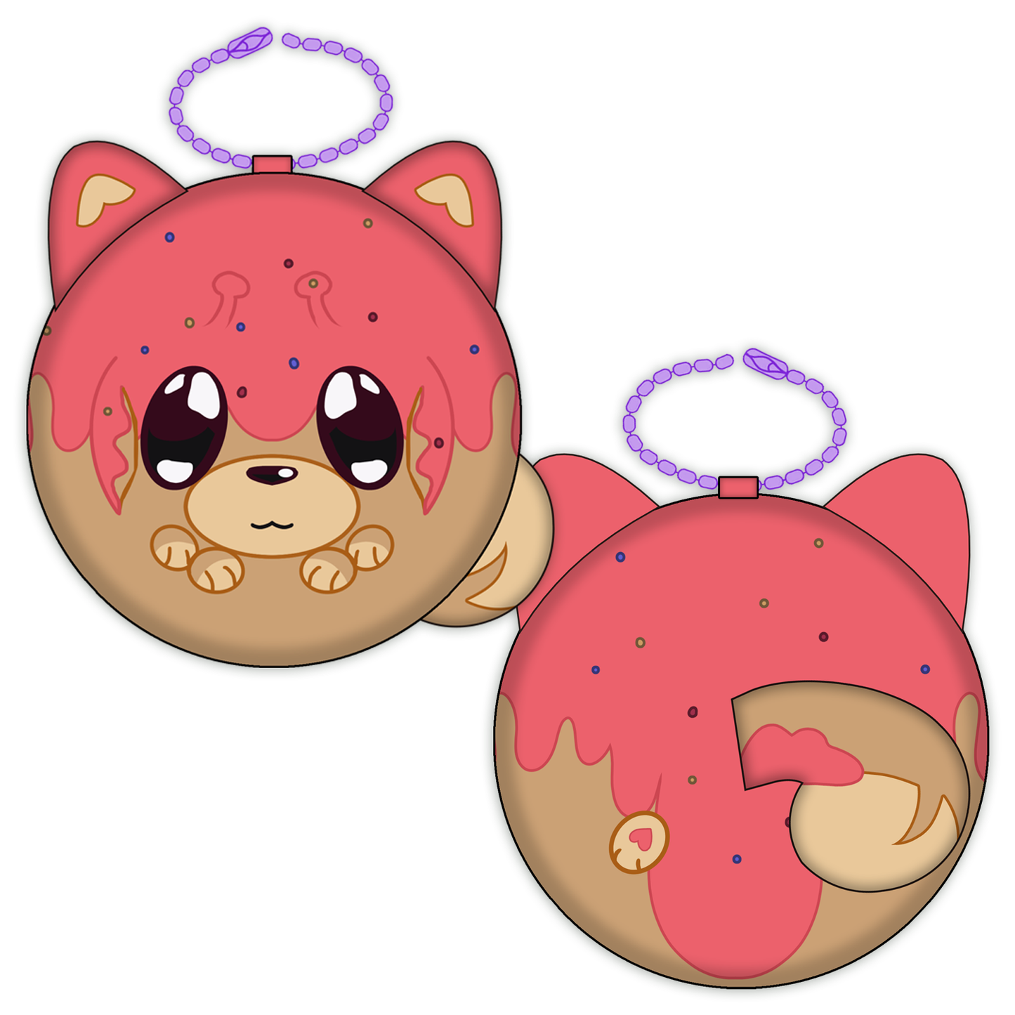 EmmaTAO Plushie Mascot Keychain