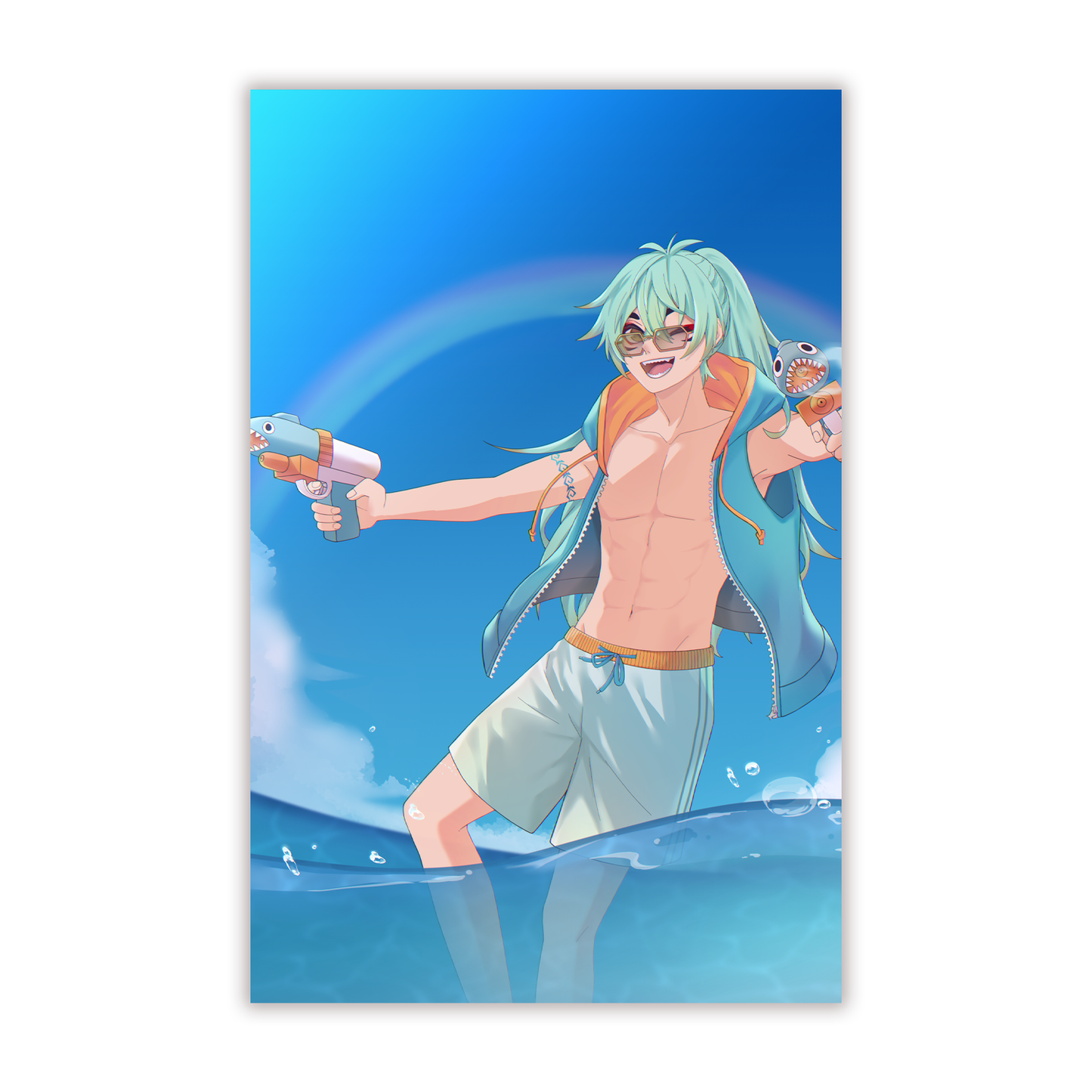 Piranha Birthday Prints