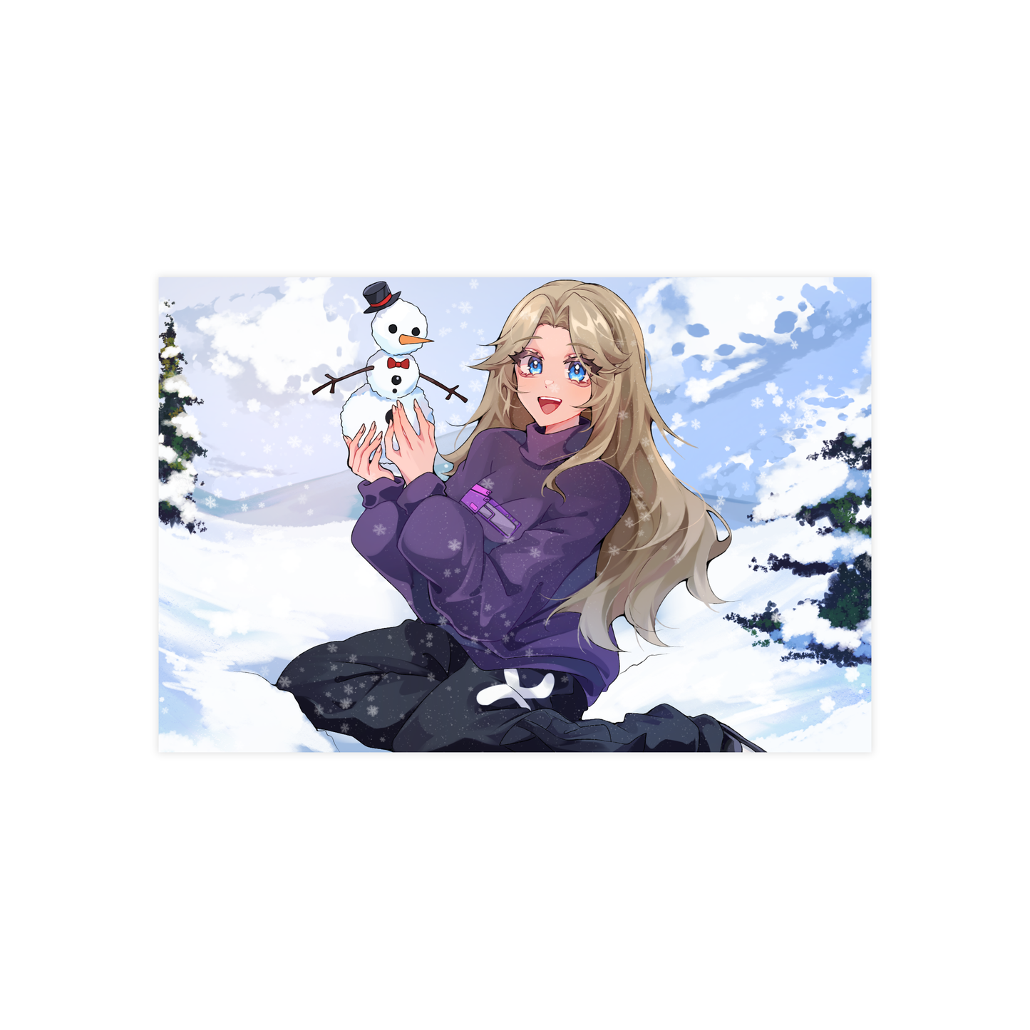 Raechit Winter Print