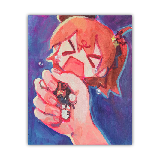 S.S. Isa Hand-Painted Card