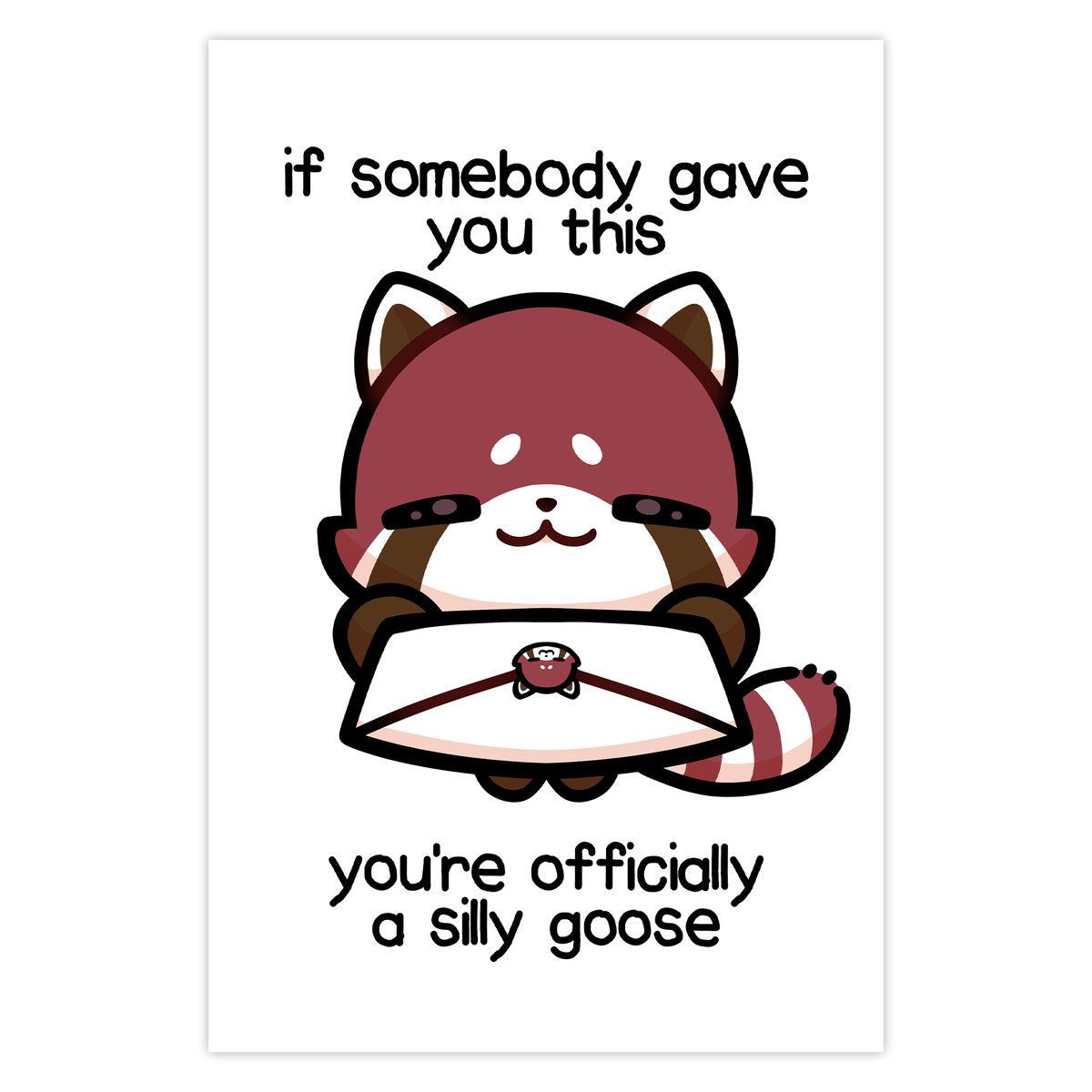 "silly goose" Mini Print
