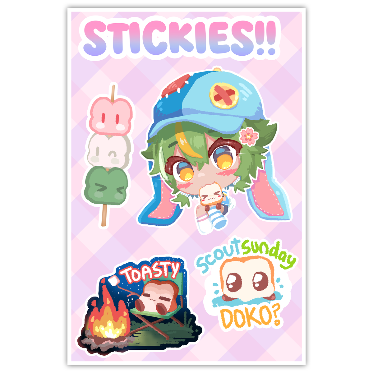 Rye STICKIES! Sticker Sheet