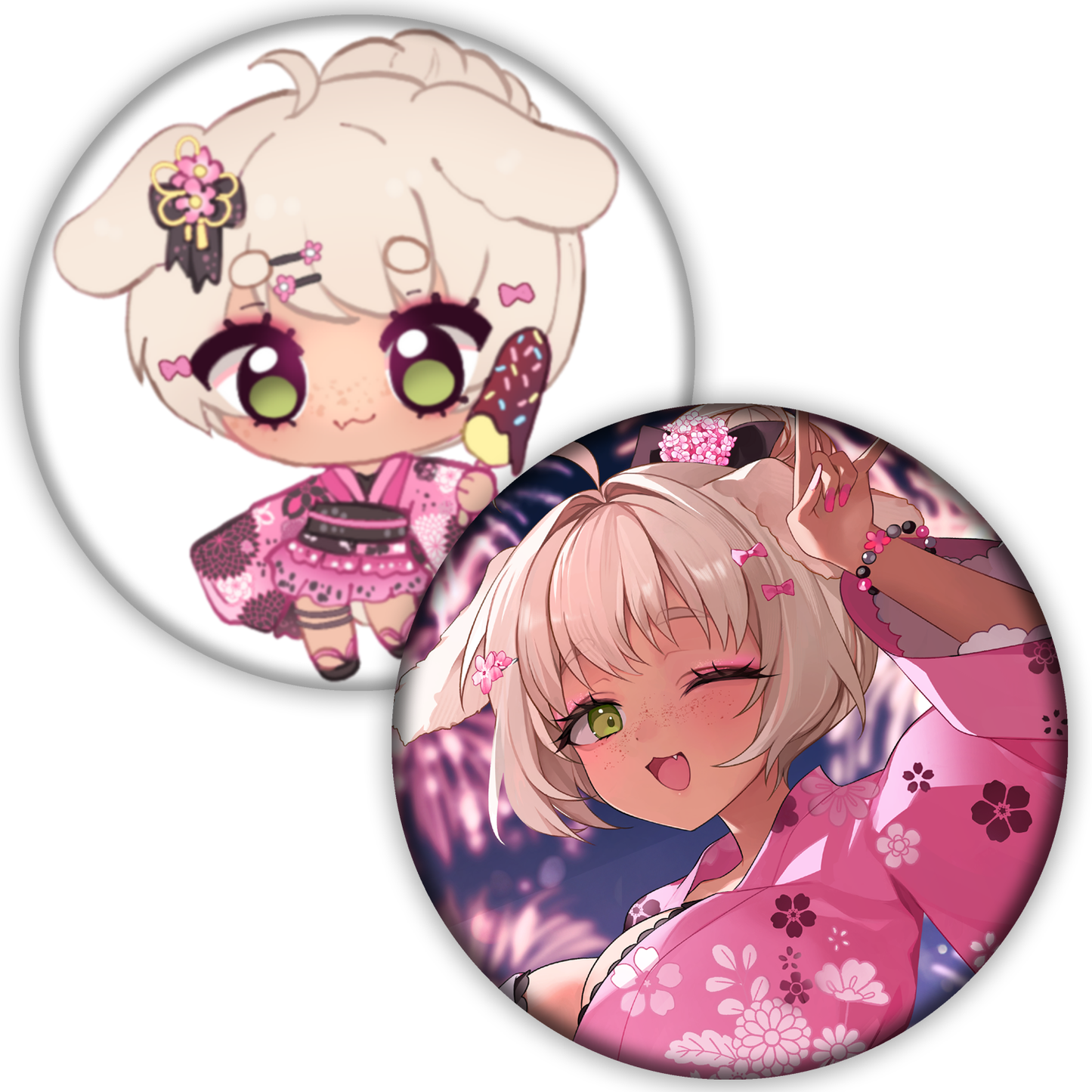 Lucky Birthday Can Badge Set