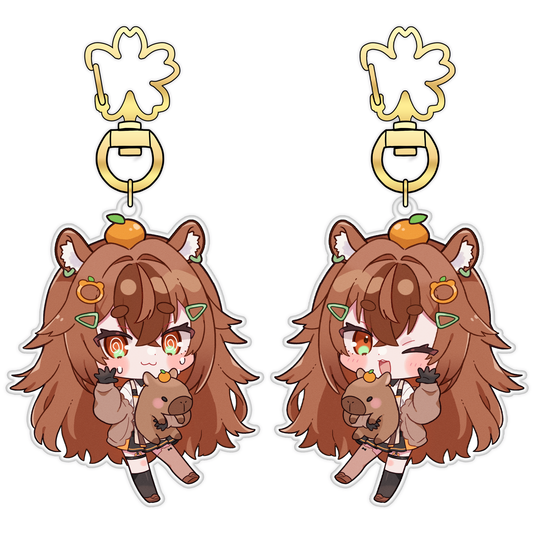 Mikan Streamversary Keychain