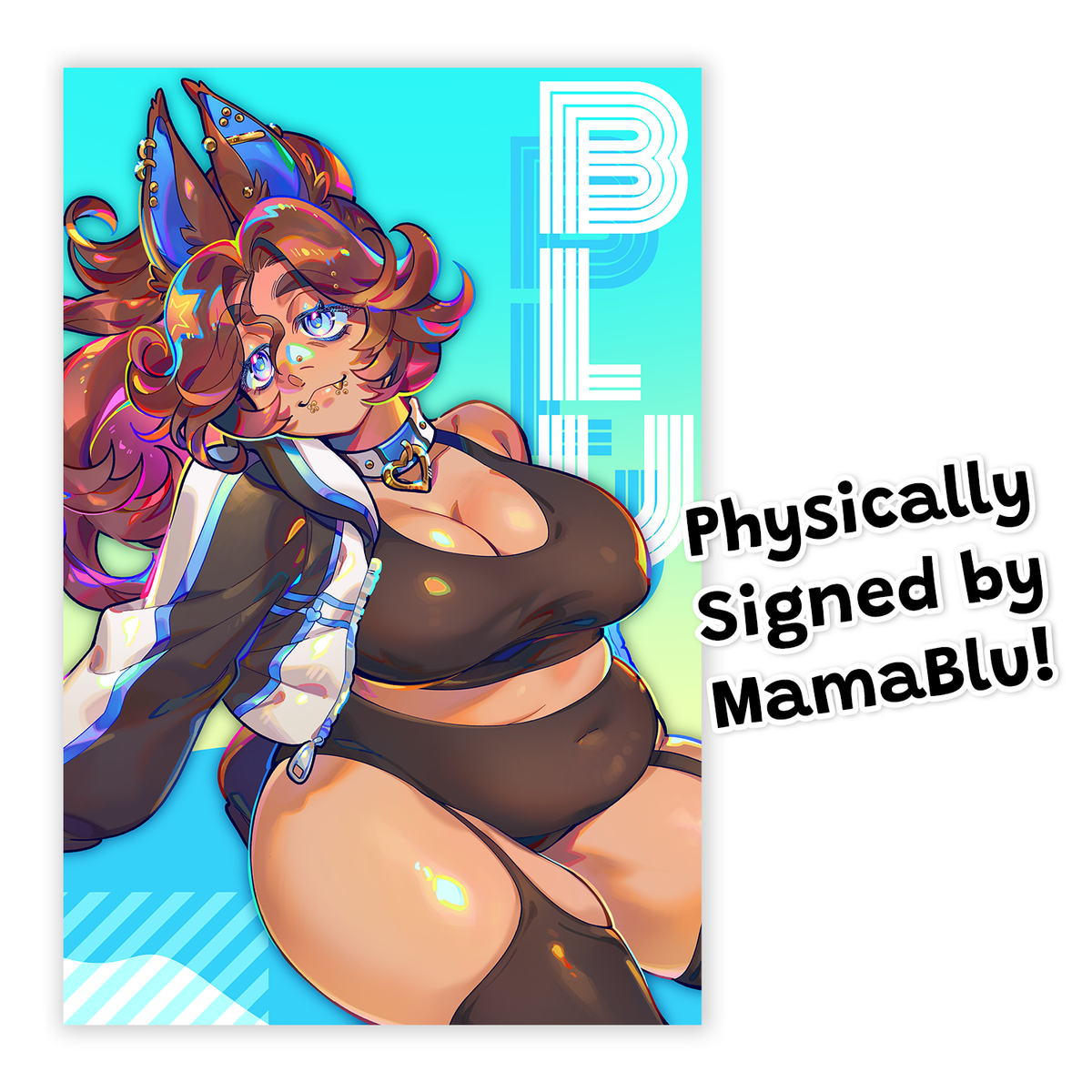 MamaBlu Signed Mini Print