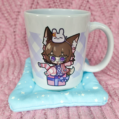 Rena Birthday Handmade Padded Fabric Coaster