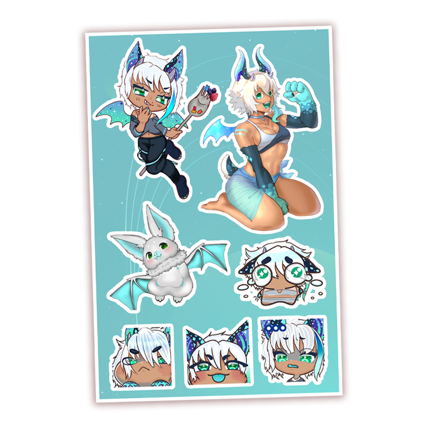 Naito Birthday Sticker Sheet