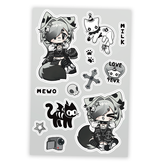 k1ttch3n Debut Sticker Sheet