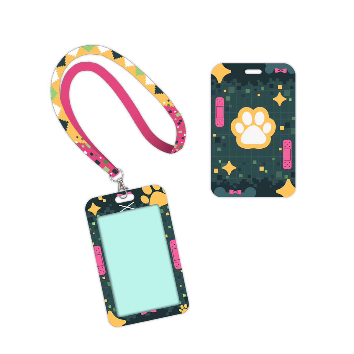 Piper Lanyard & Card Holder Set